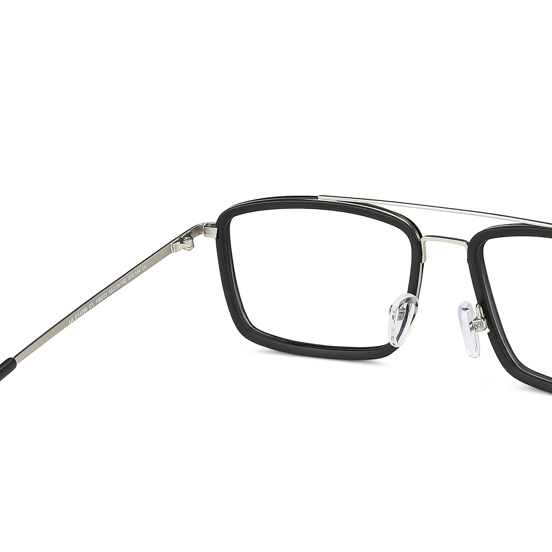 Lenskart Air Dark Gunmetal Full Rim Square right side