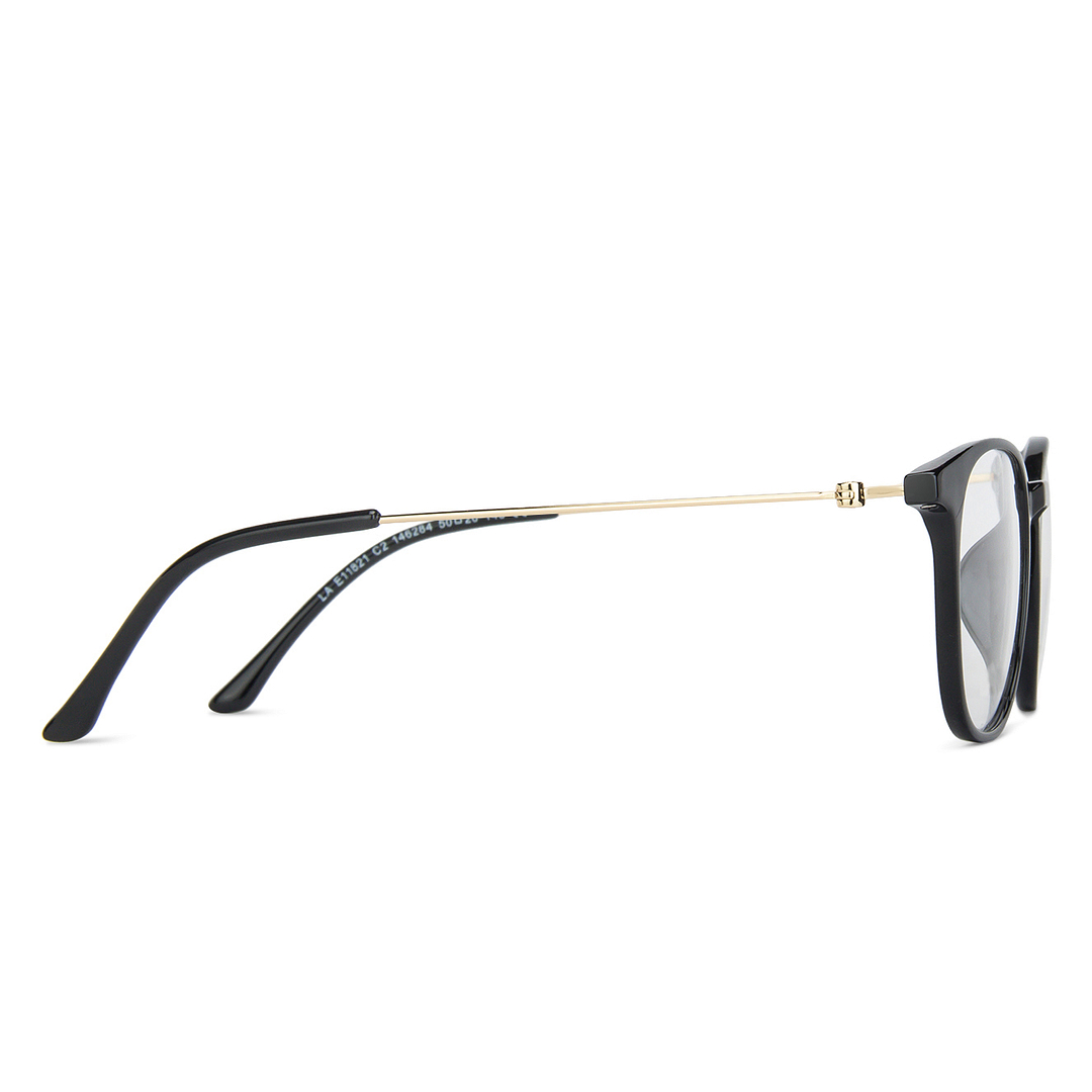 Lenskart Air Online Black Full Rim Round left side
