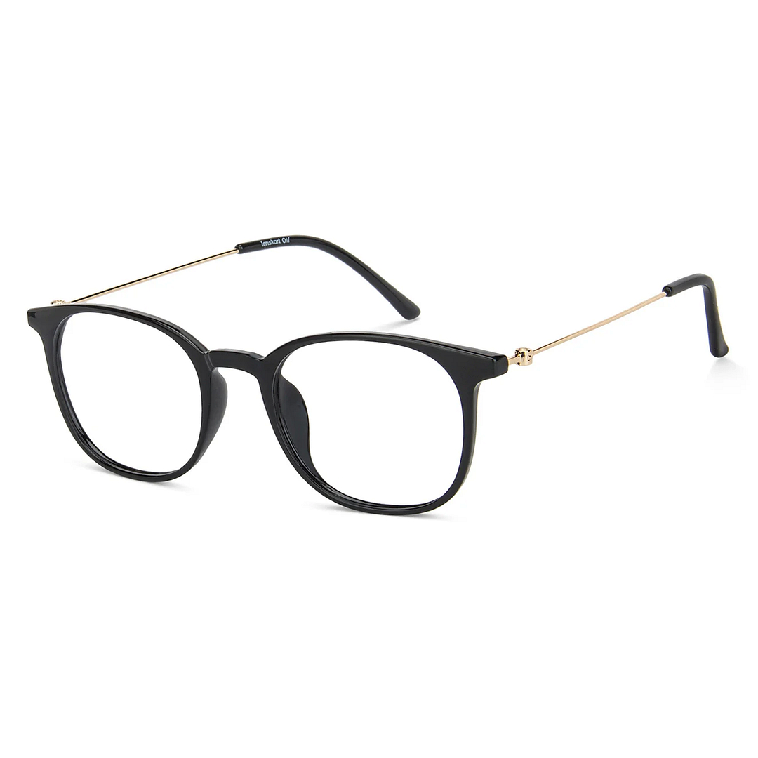 Lenskart Air Online Black Full Rim Round right side