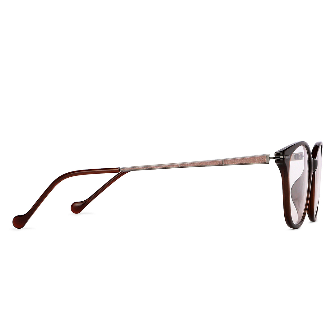 Lenskart Air Online Light Brown Full Rim Cat Eye left side