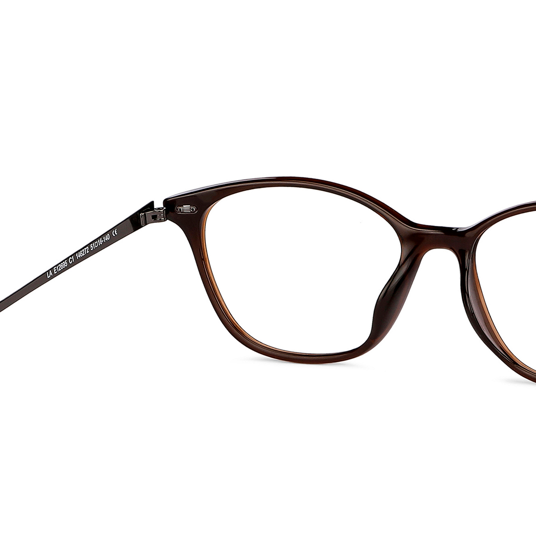 Lenskart Air Online Light Brown Full Rim Cat Eye right side