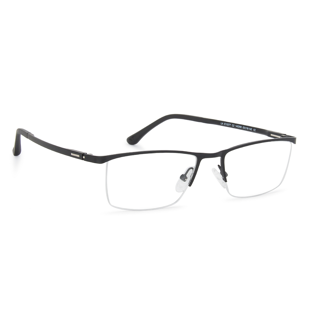 Lenskart Air Online Black Half Rim Rectangle left side