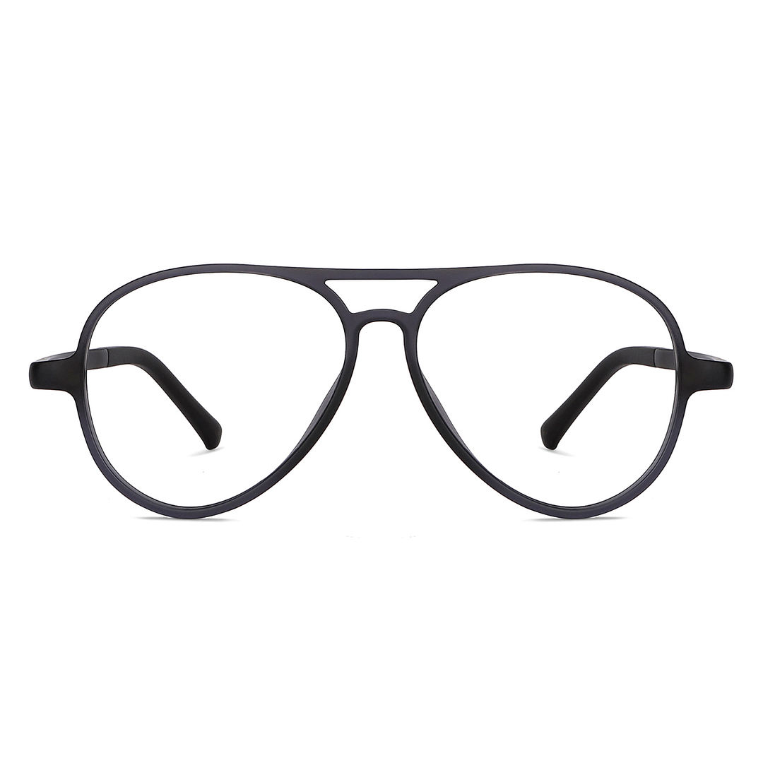 Lenskart Air Online Light Gray Full Rim Aviator right side