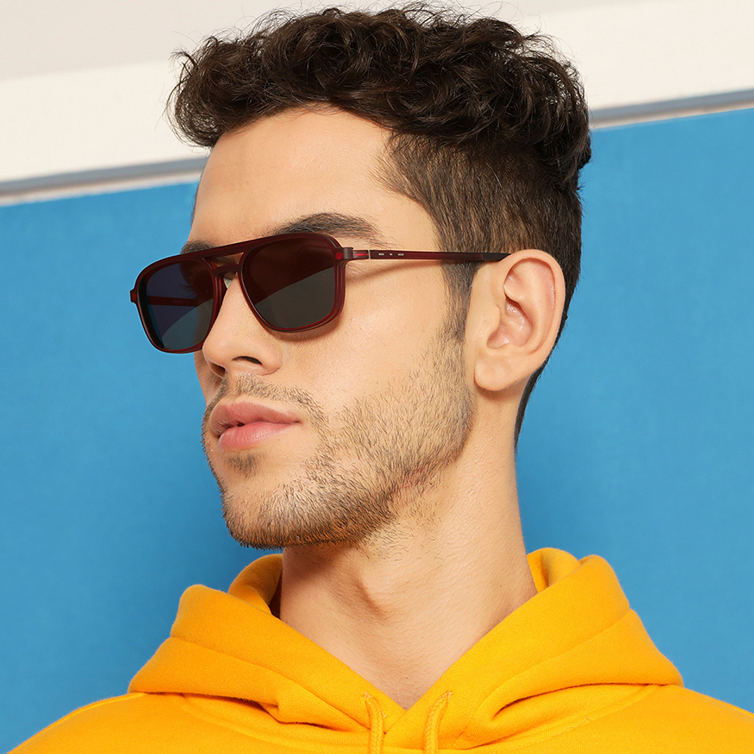 Lenskart Air Online Red Full Rim Square right side