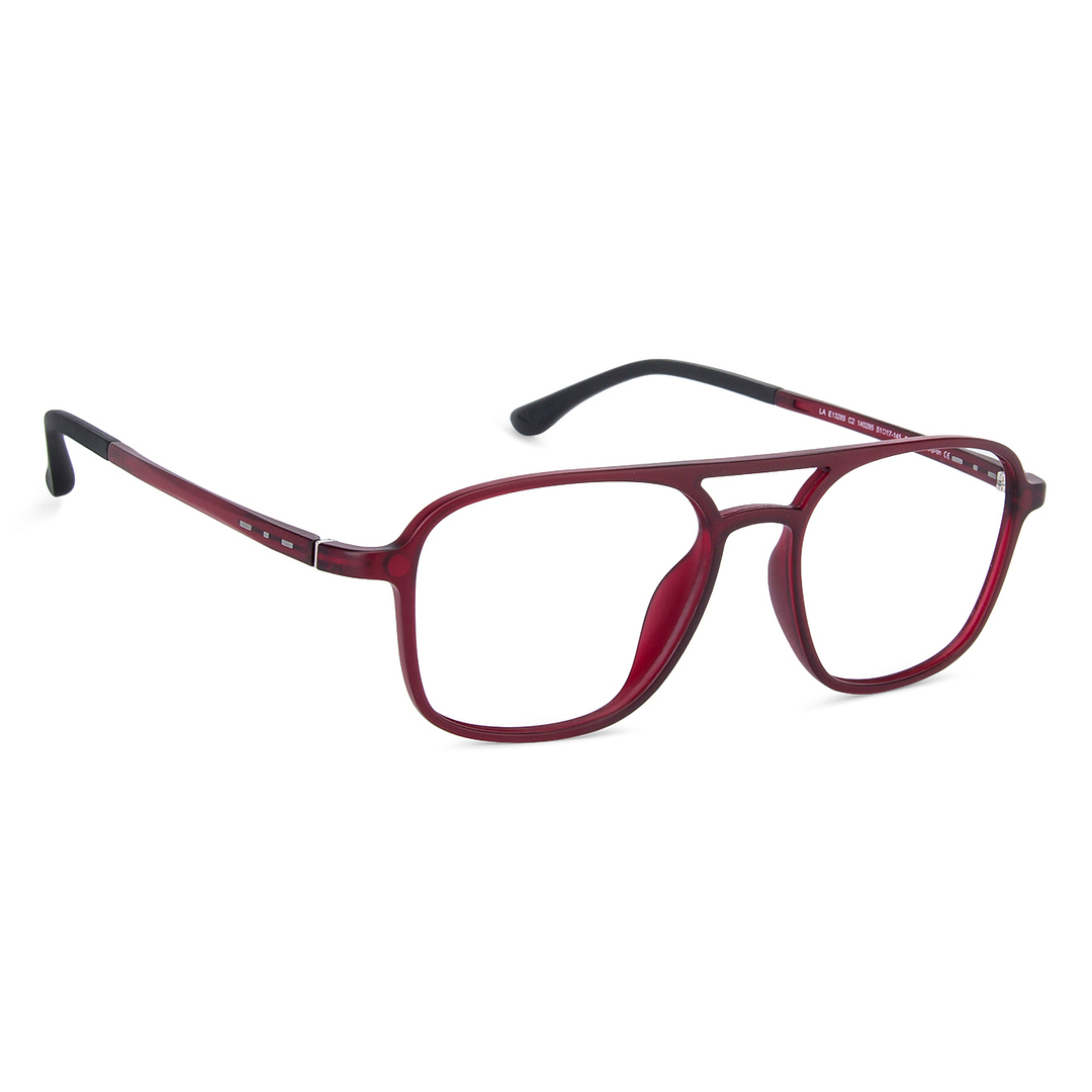 Lenskart Air Online Red Full Rim Square left side