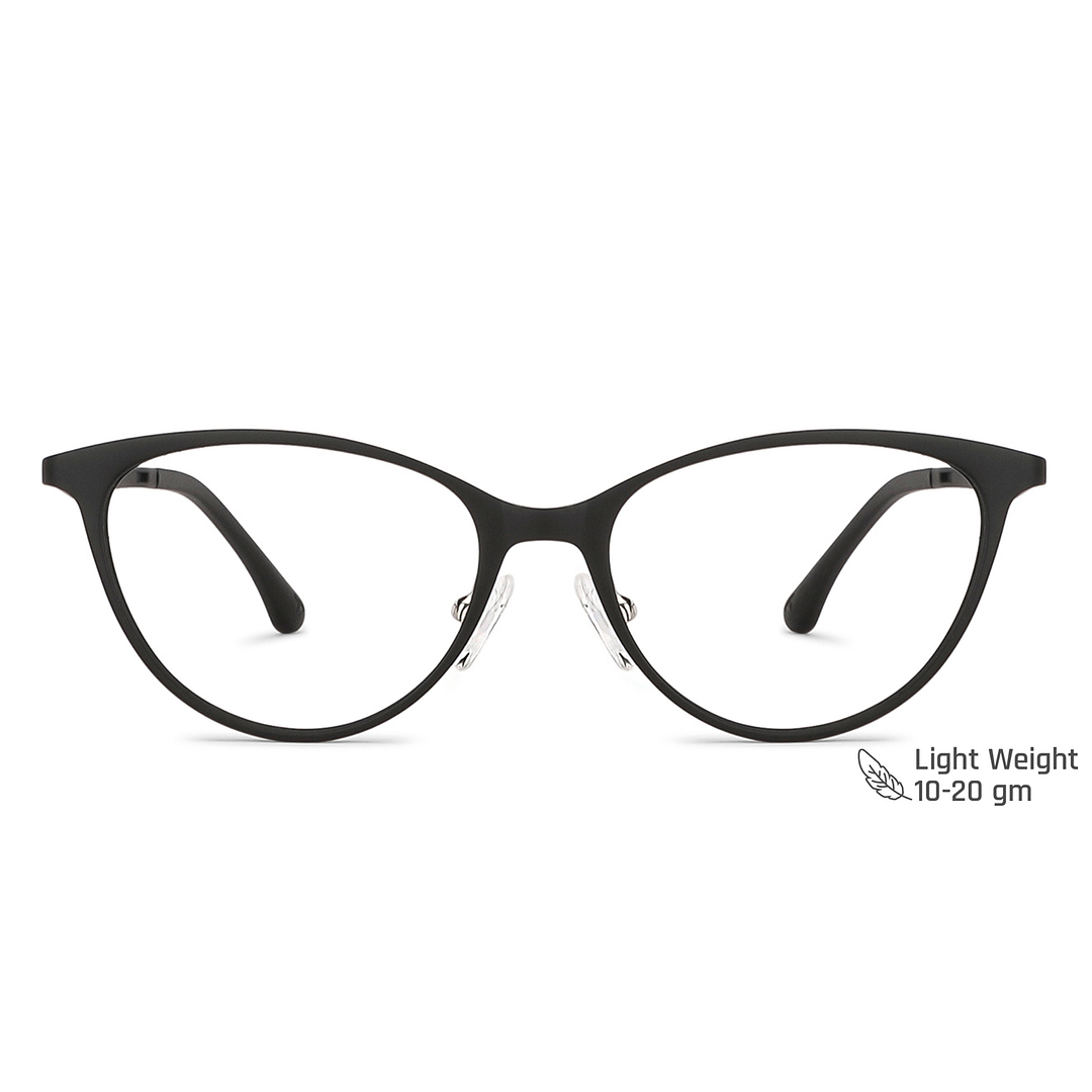 Lenskart Air Online Black Full Rim Cat Eye right side