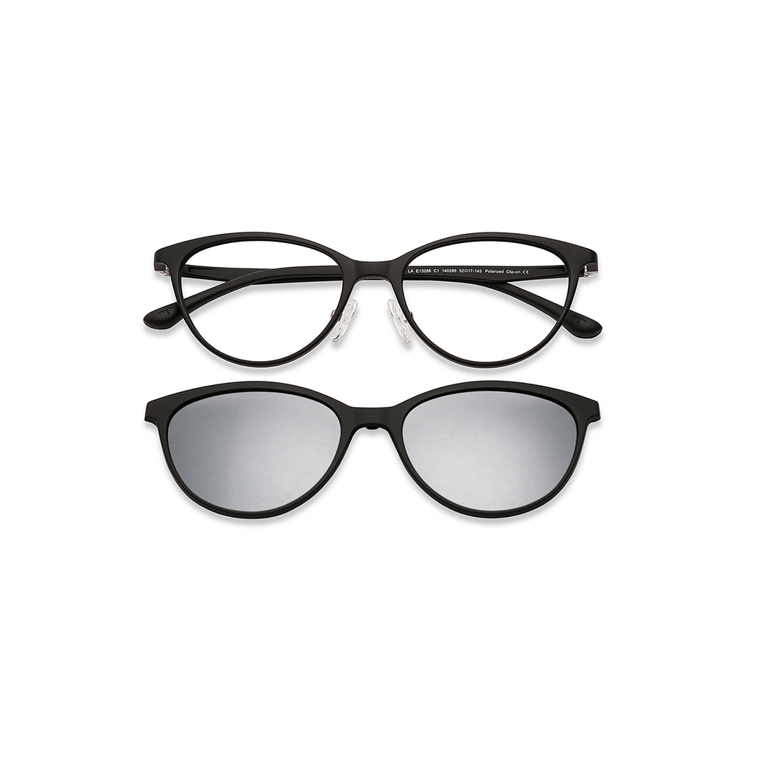 Lenskart Air Online Black Full Rim Cat Eye right side