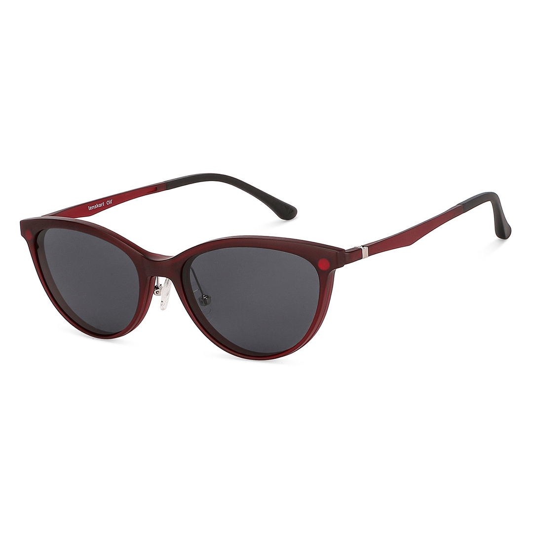 Lenskart Air Online Red Full Rim Cat Eye right side