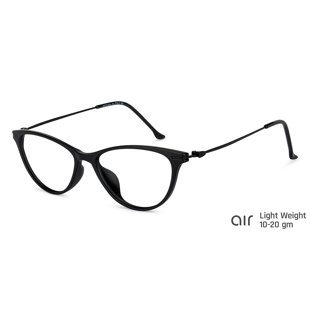 Lenskart Air Online Black Full Rim Cat Eye right side