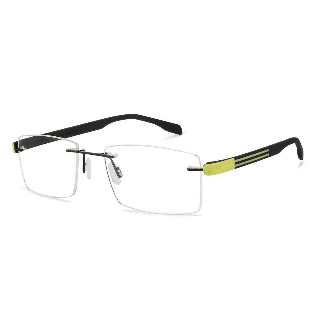 Lenskart Air Online Black Rimless Rectangle left side