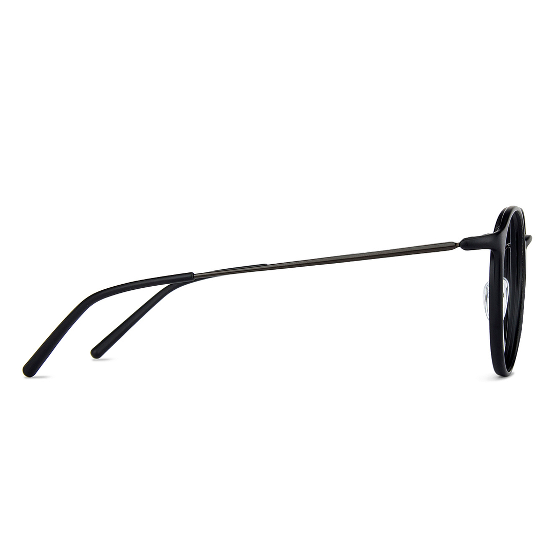 Lenskart BLU Screen Glasses Blue Block Zero Power Screen Glasses: Black Full Rim Round Lenskart BLU Blu Glasses LB E13341AF-C1 right side