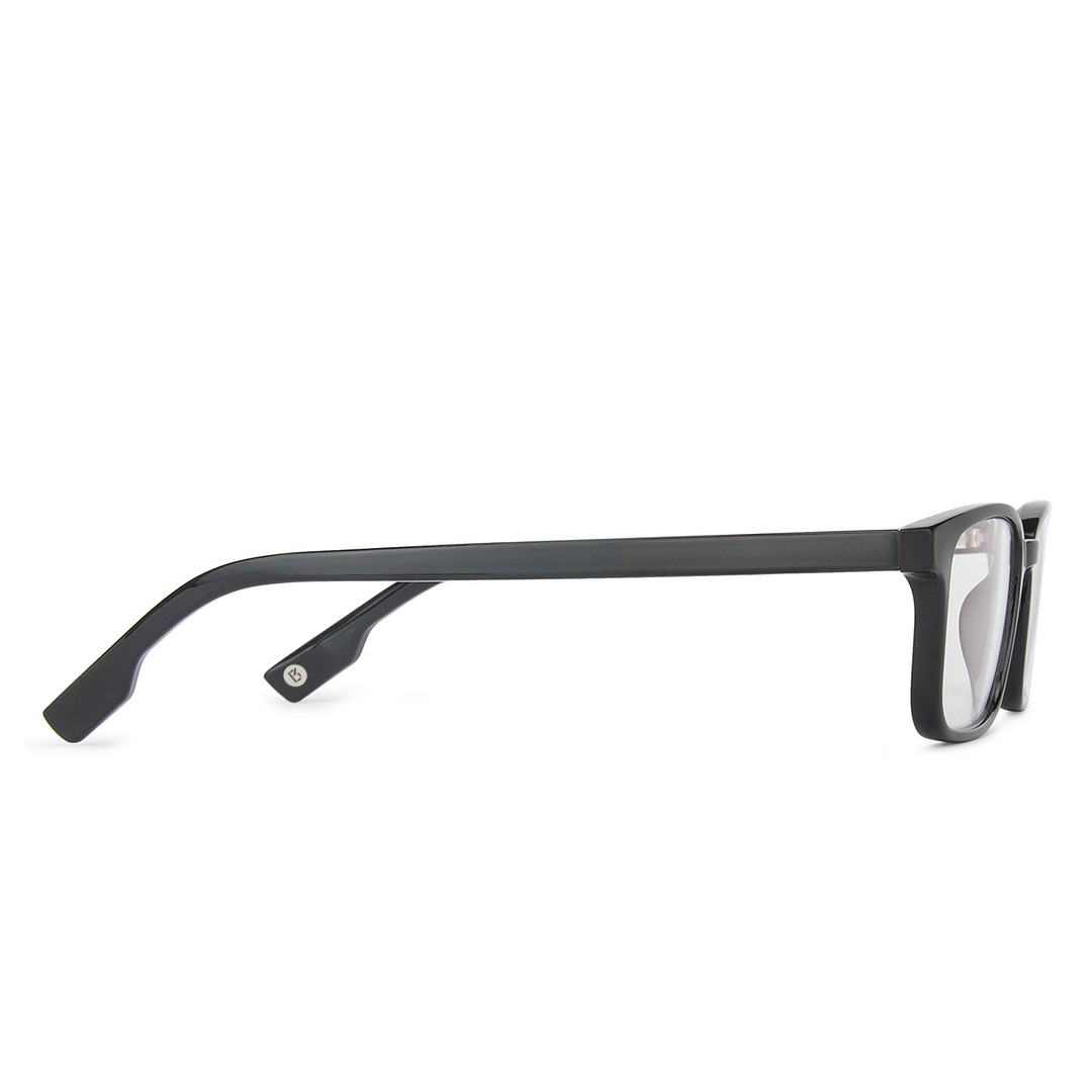 Lenskart BLU Screen Glasses Blue Block Zero Power Screen Glasses: Black Full Rim Rectangle Lenskart BLU LB E13535-C5 left side