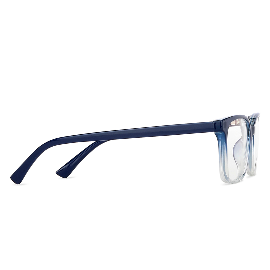 Lenskart BLU Screen Glasses Blue Block Zero Power Screen Glasses : BlueTransparent Full Rim Rectangle Lenskart BLU LB E14067-C5 left side