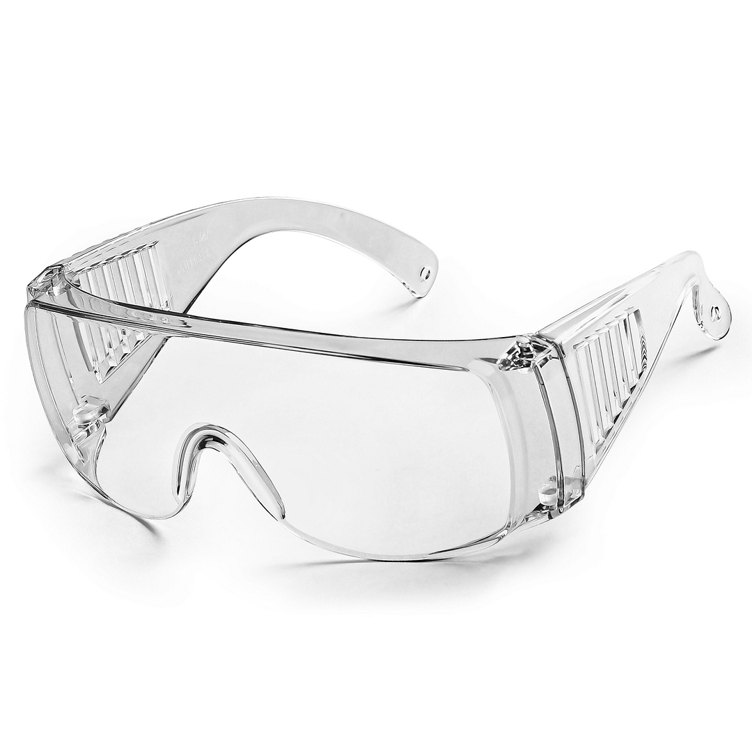 Lenskart Safety Goggles Transparent Half Rim Square  Size-132  Lenskart Safety Goggles L E13334 C1 right side