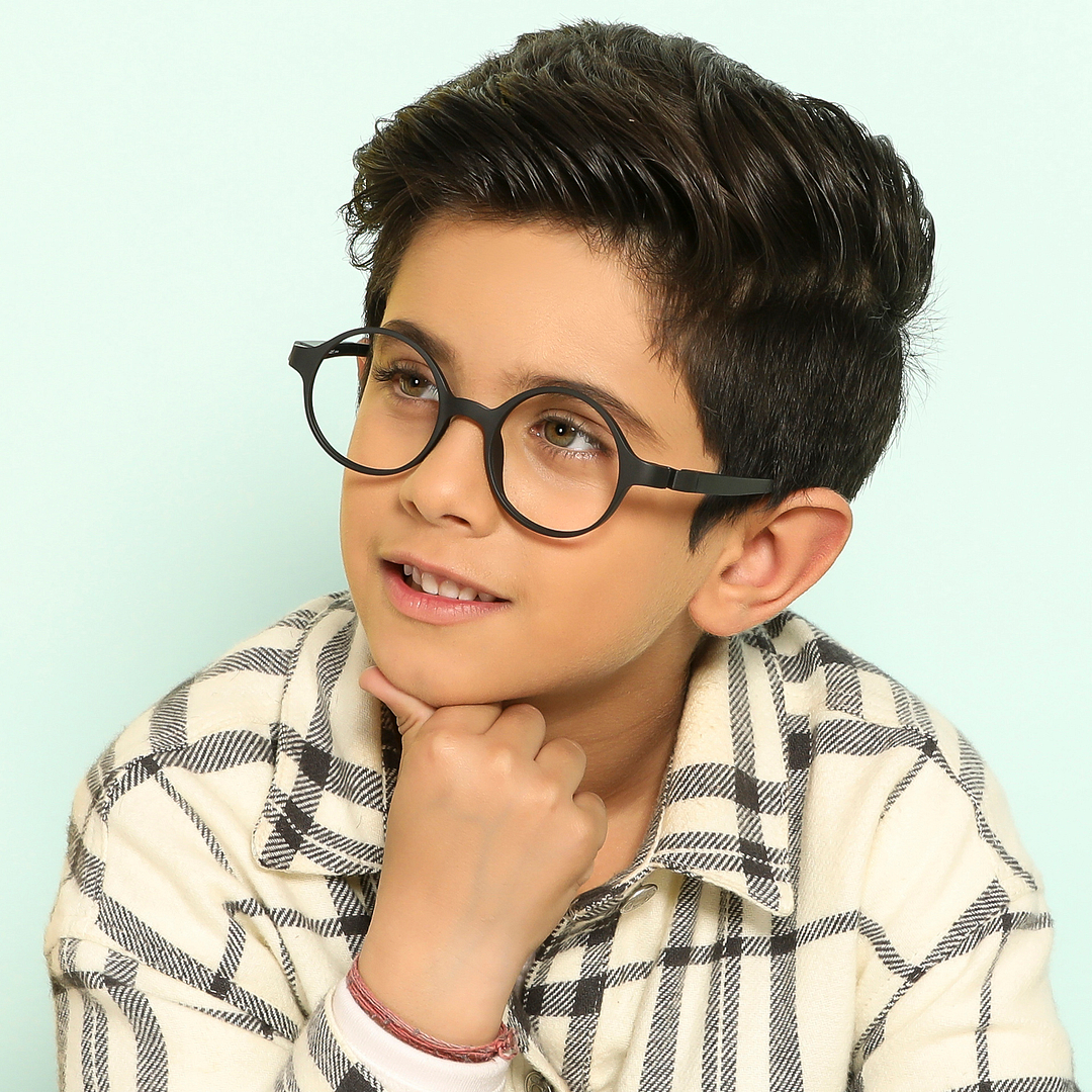 Hooper Online Black Full Rim Round left side