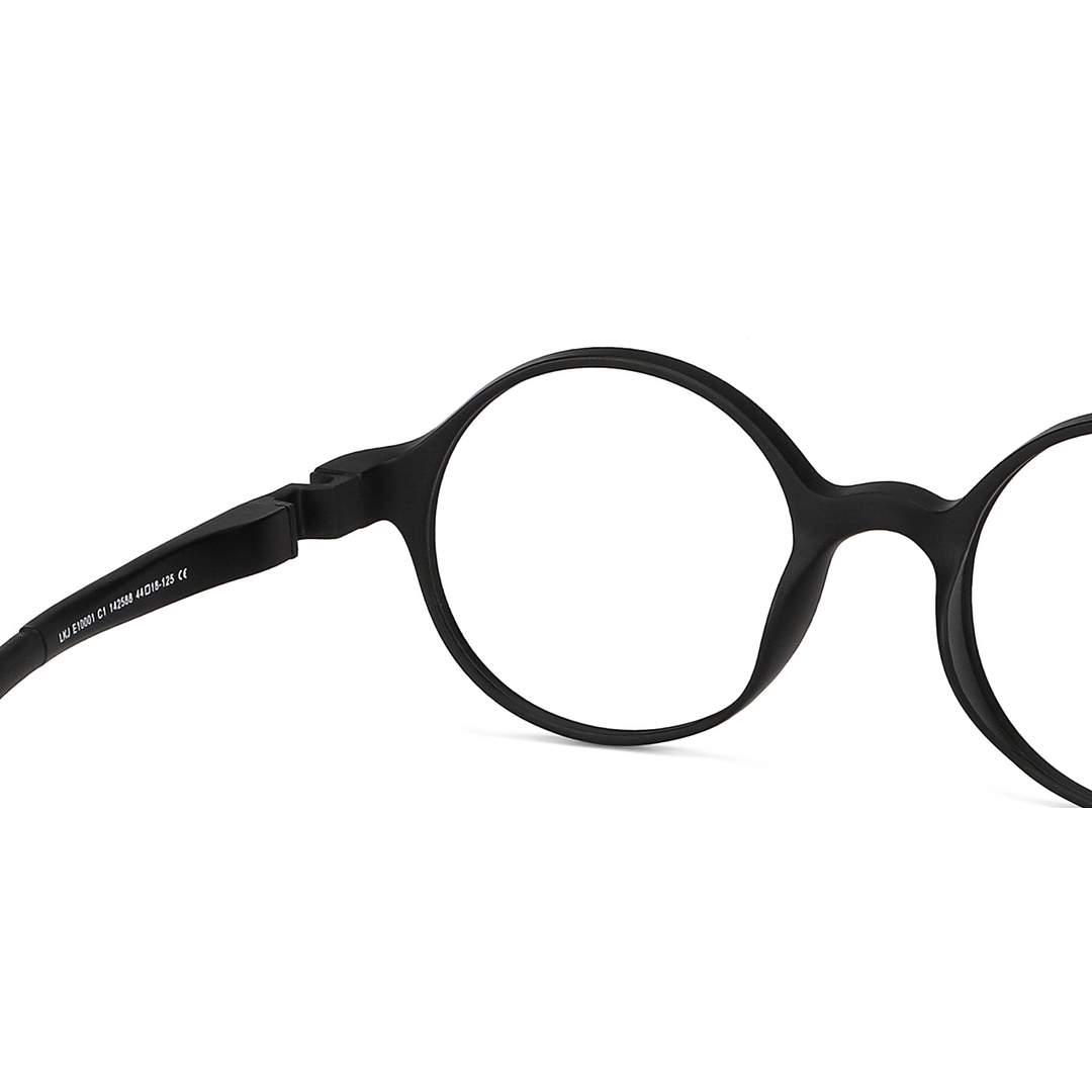 Hooper Online Black Full Rim Round right side