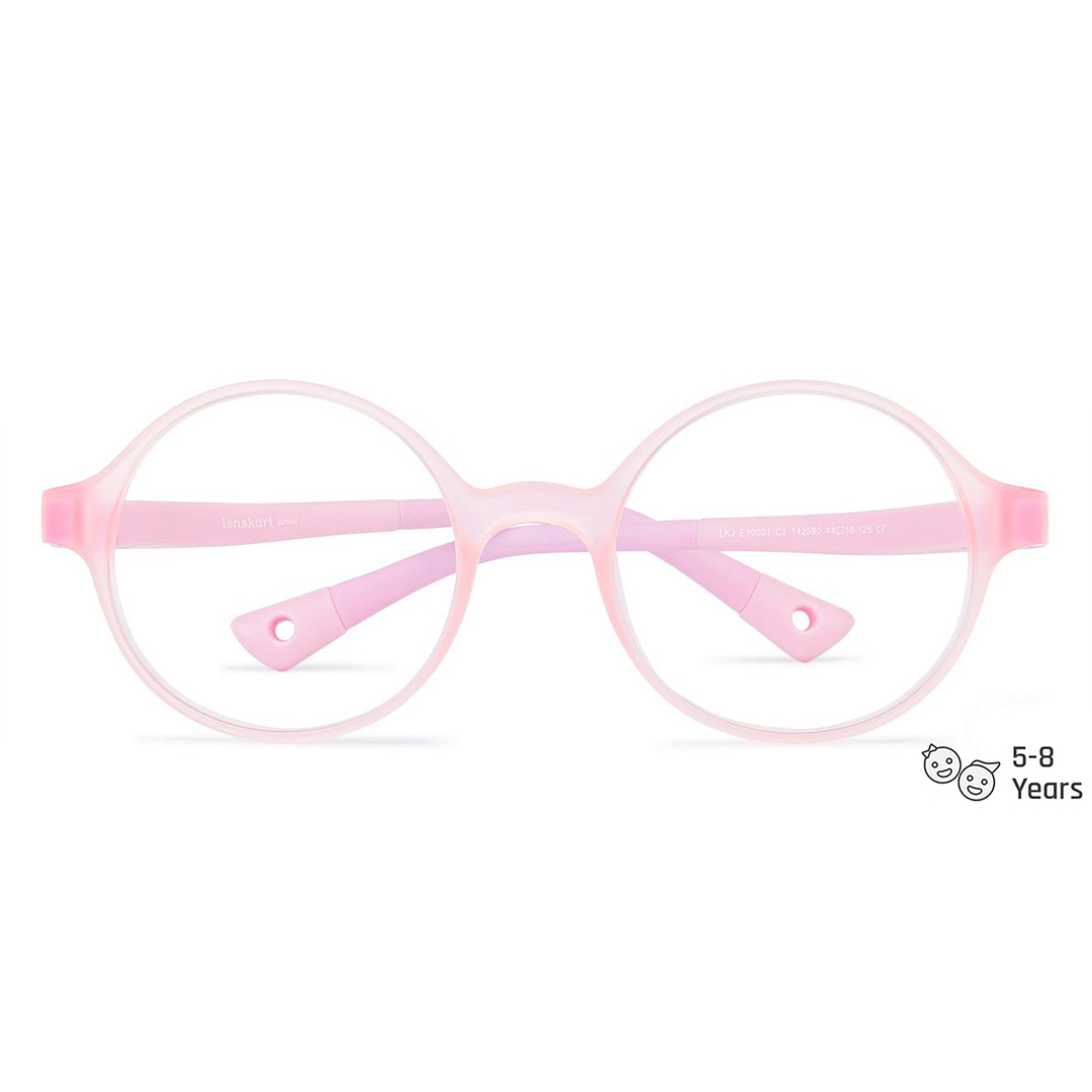 Hooper Online Pink Transparent Full Rim Round left side