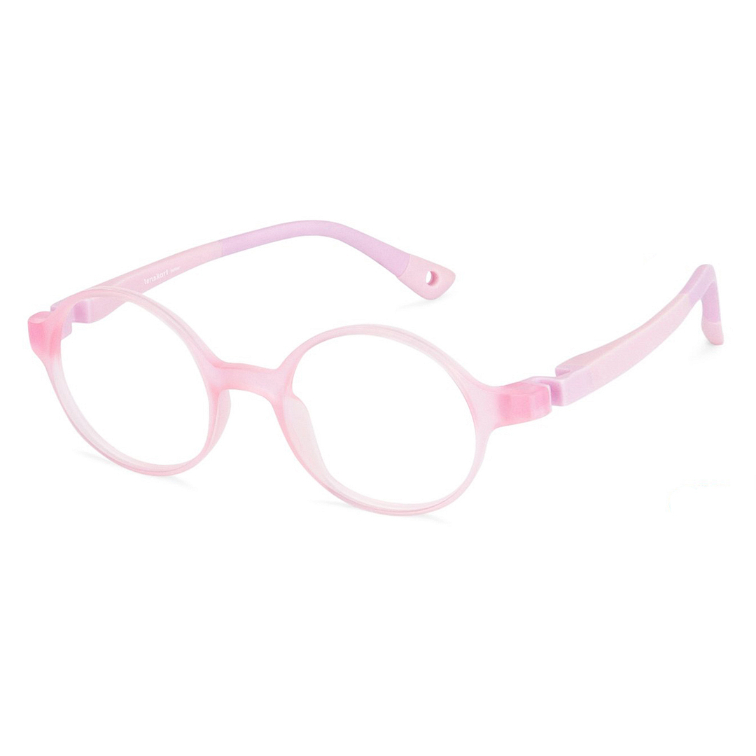 Hooper Online Pink Transparent Full Rim Round right side