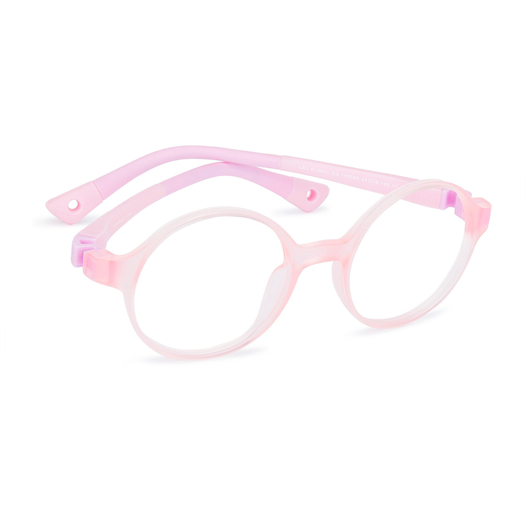 Hooper Online Pink Transparent Full Rim Round left side