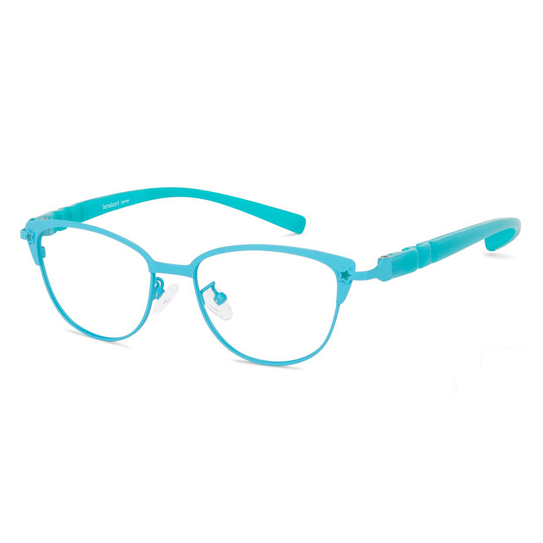 Hooper Online Sky Blue Full Rim Cat Eye left side