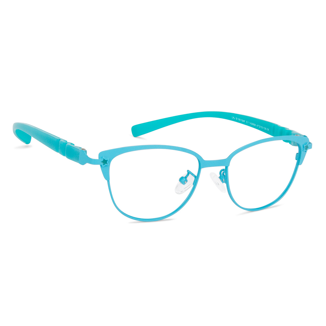 Hooper Online Sky Blue Full Rim Cat Eye left side