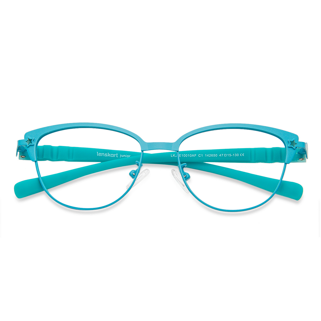 Hooper Online Sky Blue Full Rim Cat Eye right side