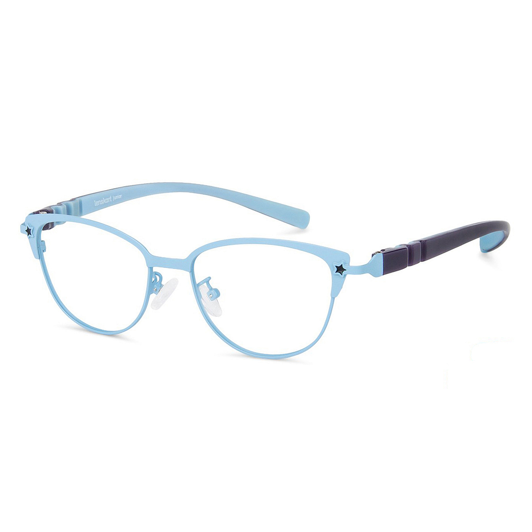Hooper Online Sky Blue Full Rim Cat Eye left side