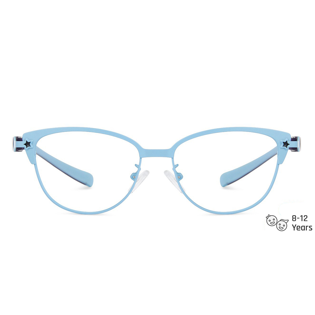 Hooper Online Sky Blue Full Rim Cat Eye right side