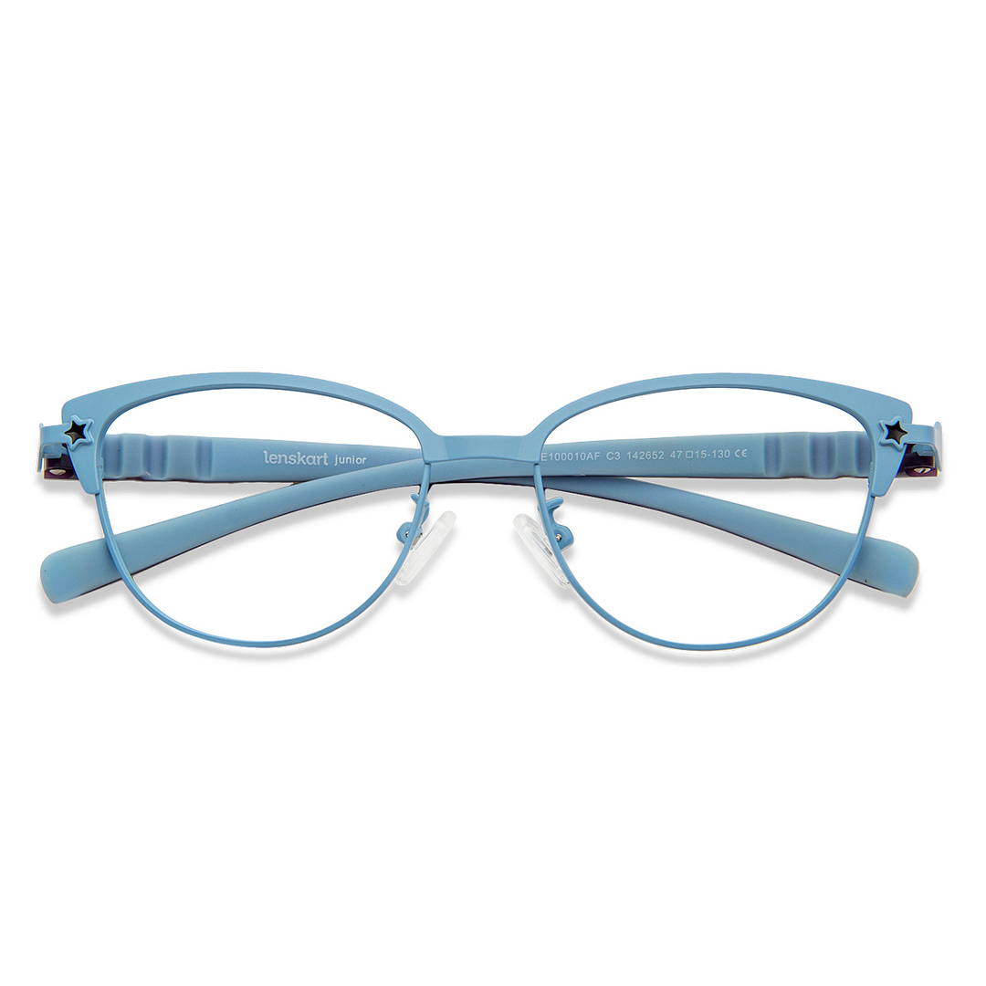 Hooper Online Sky Blue Full Rim Cat Eye right side