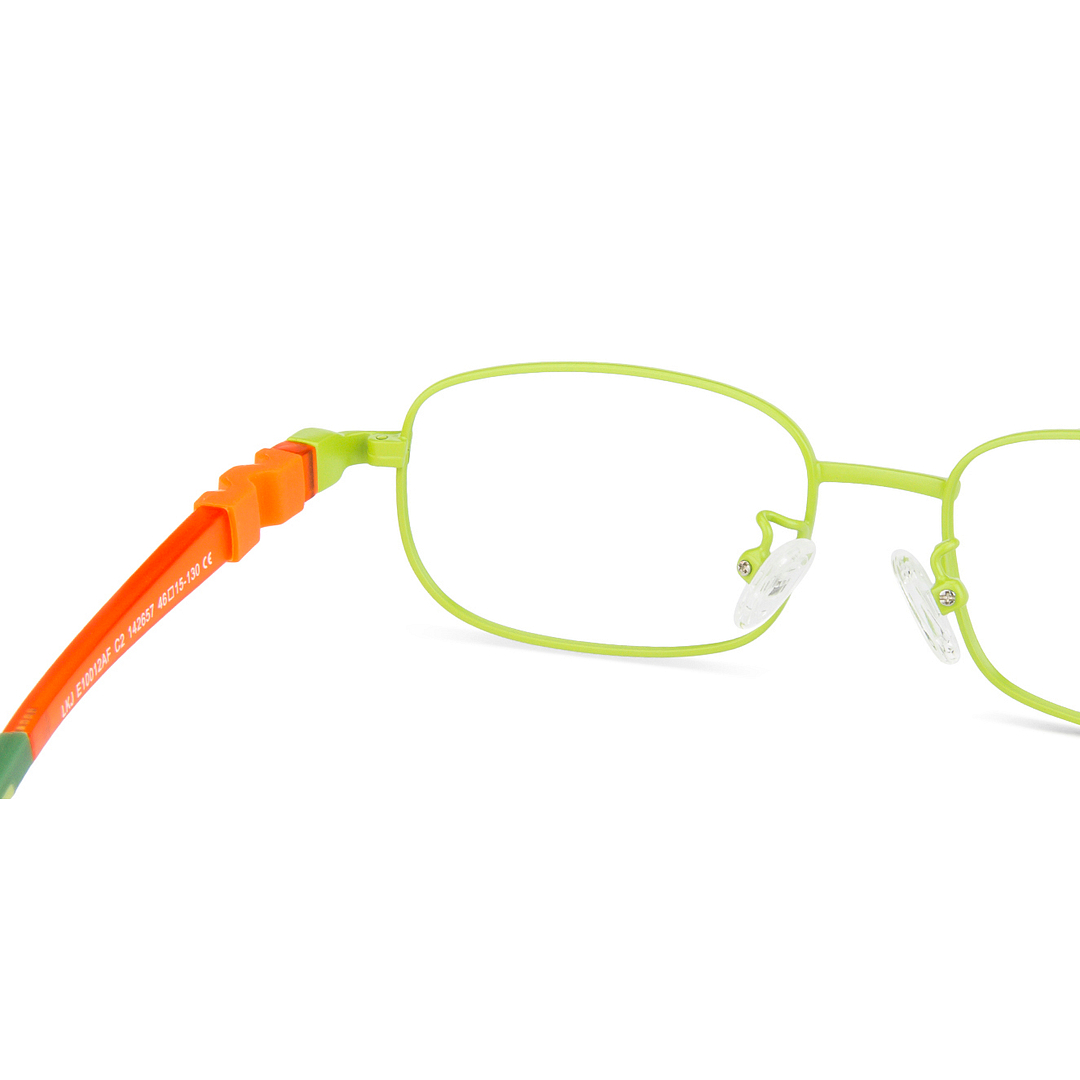 Hooper Online Green Full Rim Rectangle left side