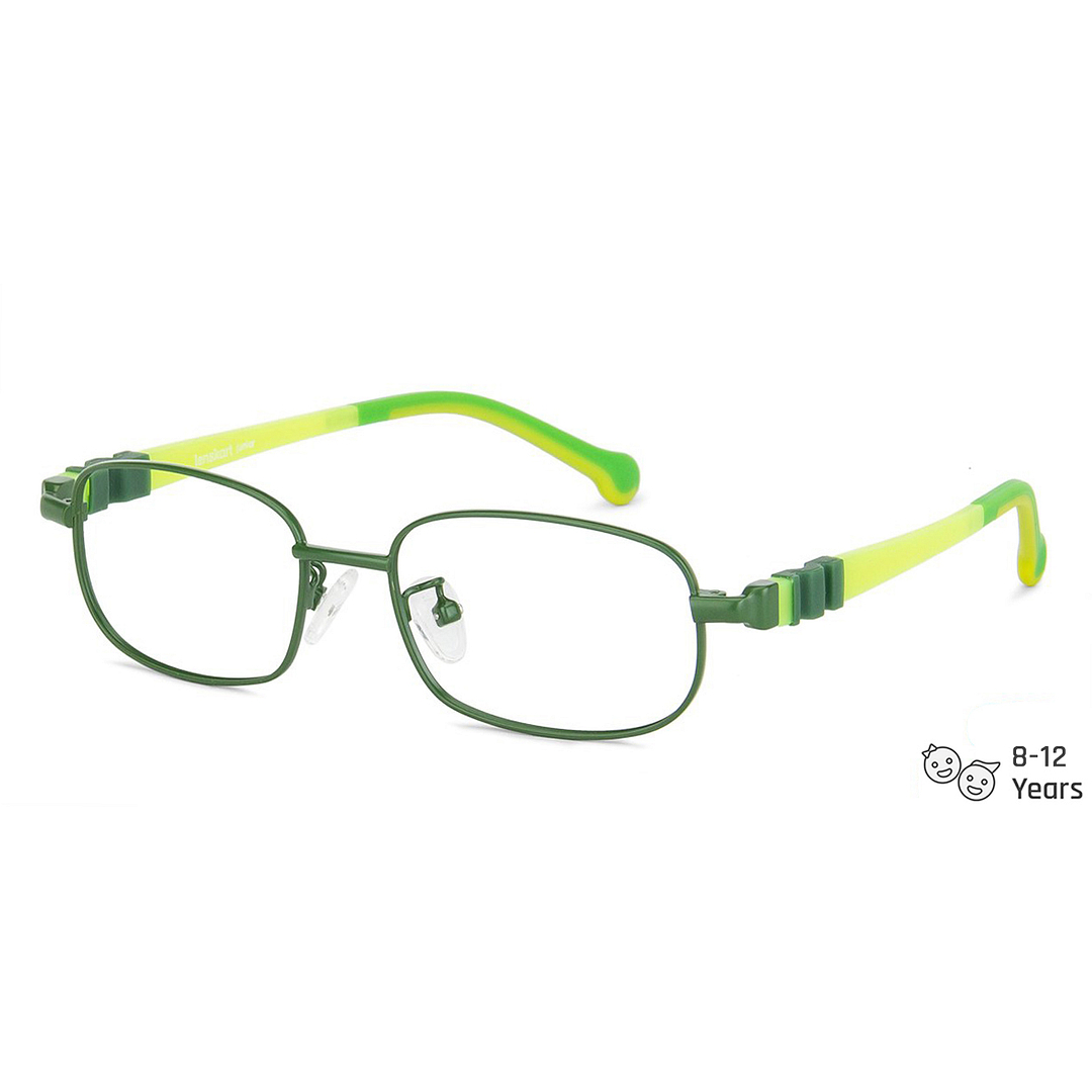 Hooper Online Green Full Rim Rectangle left side