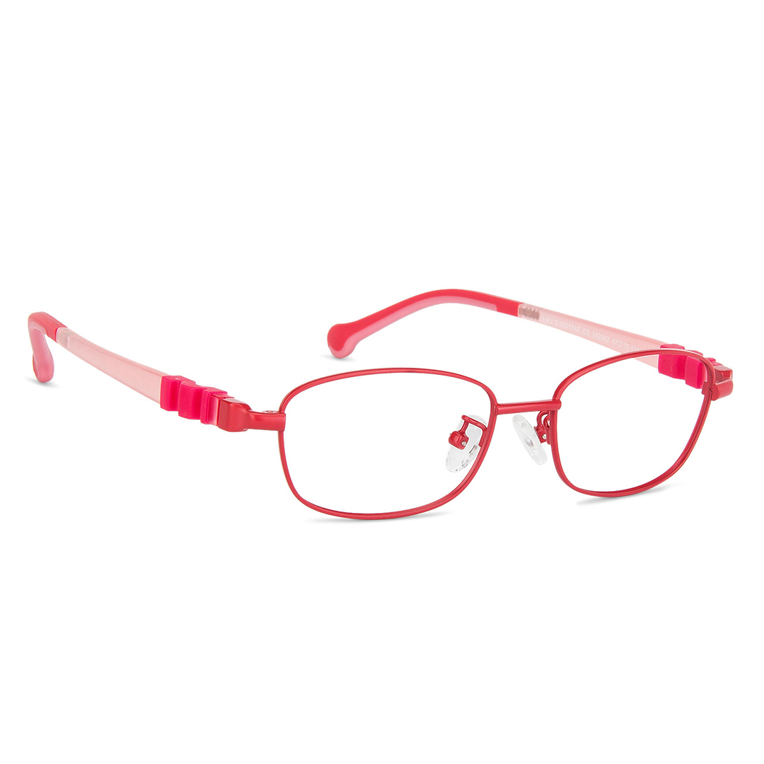 Hooper Online Red Full Rim Rectangle left side