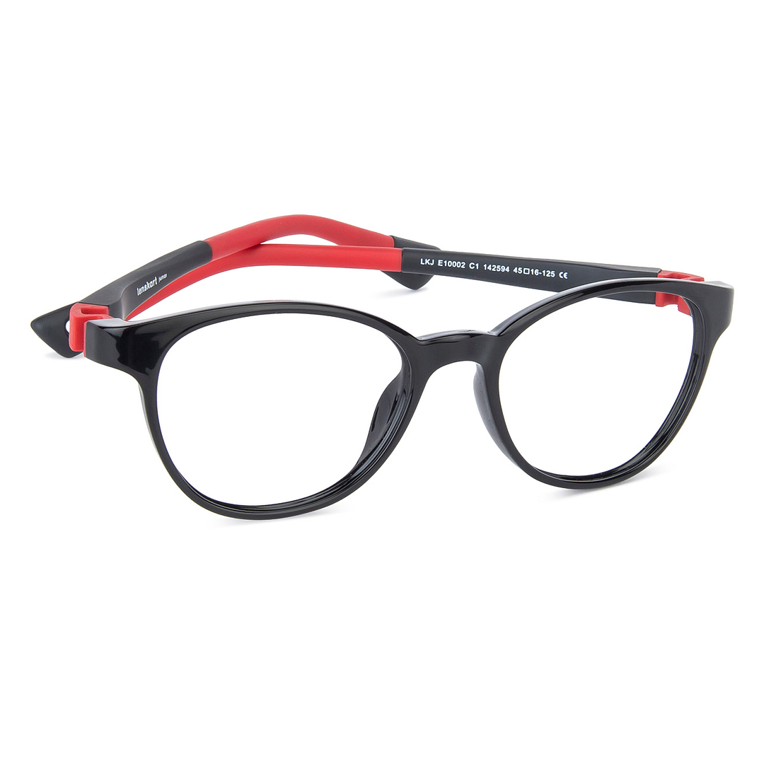 Hooper Online Black Full Rim Round left side