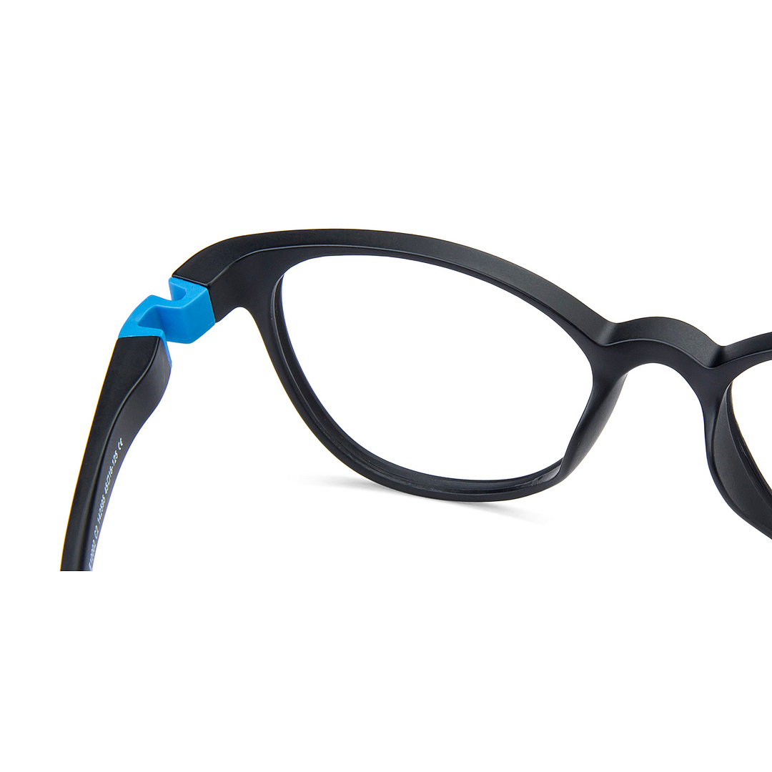 Hooper Online Black Full Rim Round left side