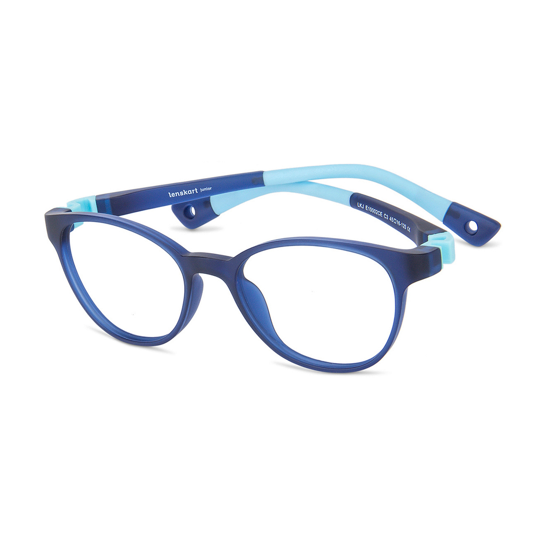 Hooper Online Blue Transparent Full Rim Round right side