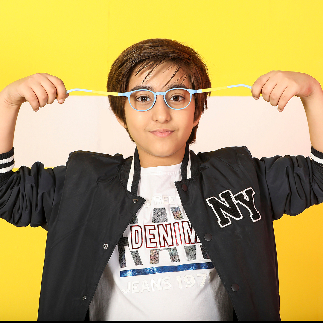 Hooper Online Sky Blue Full Rim Round left side