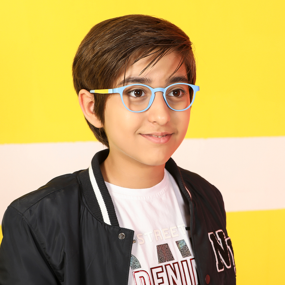 Hooper Online Sky Blue Full Rim Round right side