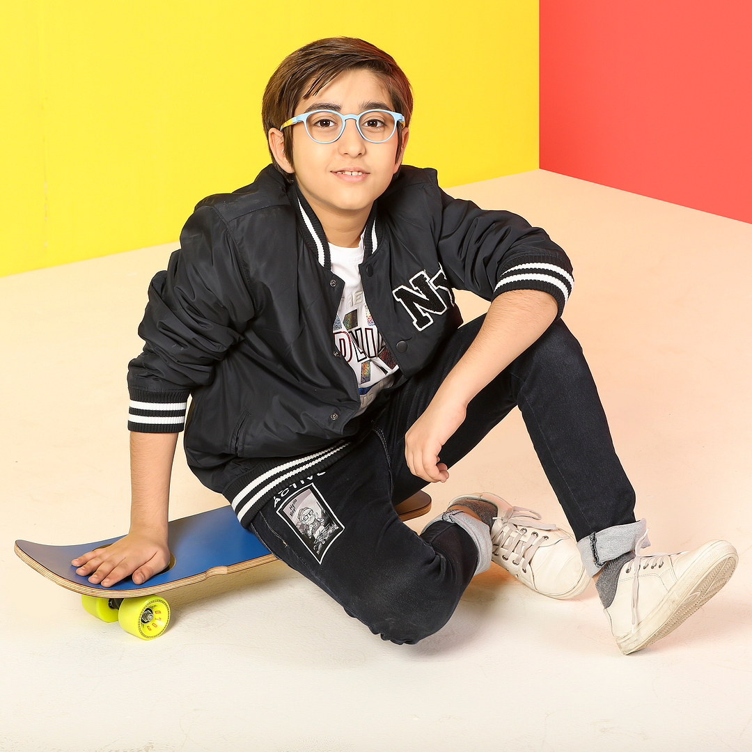 Hooper Online Sky Blue Full Rim Round right side