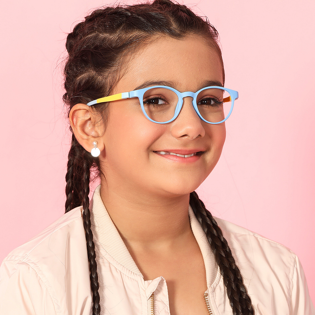 Hooper Online Sky Blue Full Rim Round right side