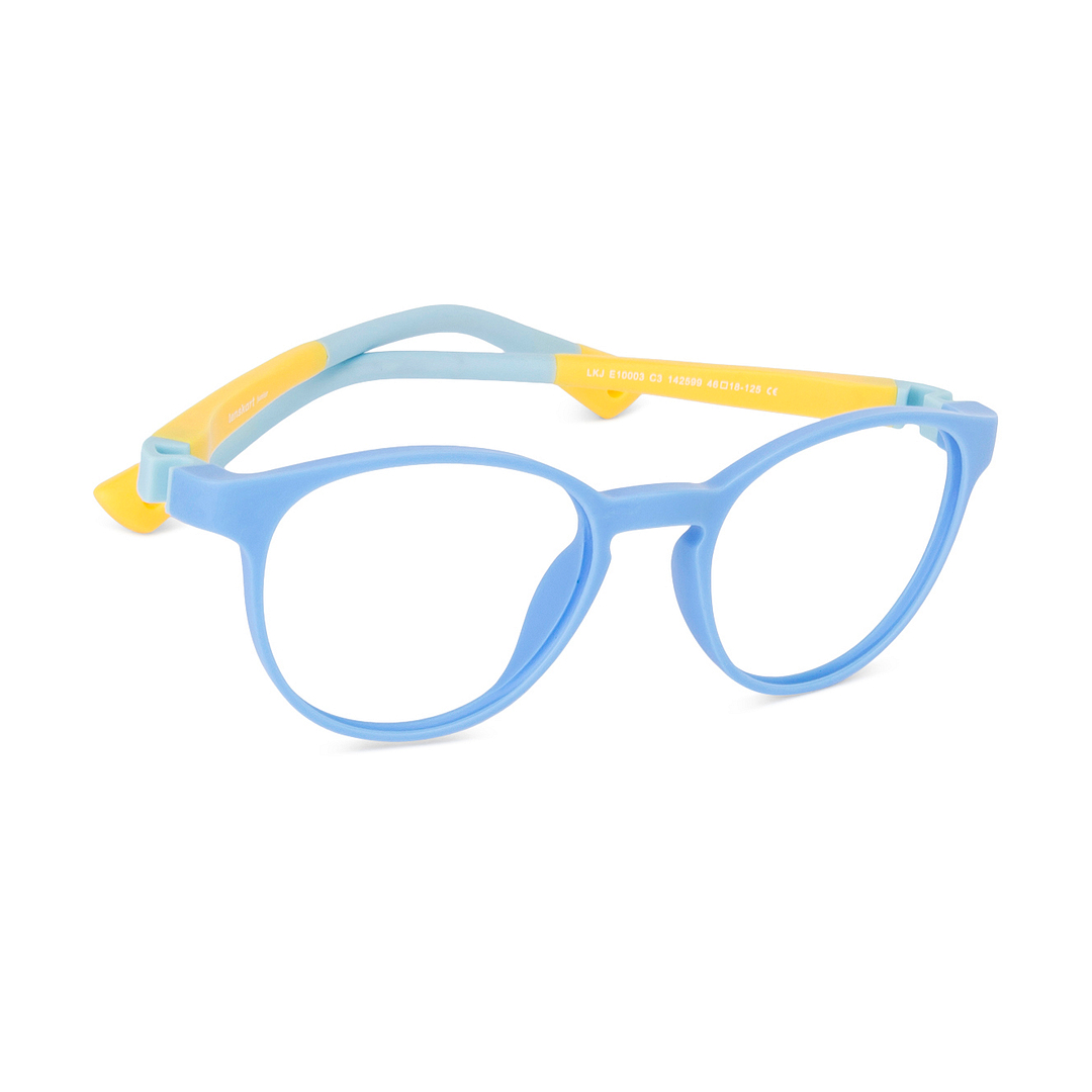 Hooper Online Sky Blue Full Rim Round left side