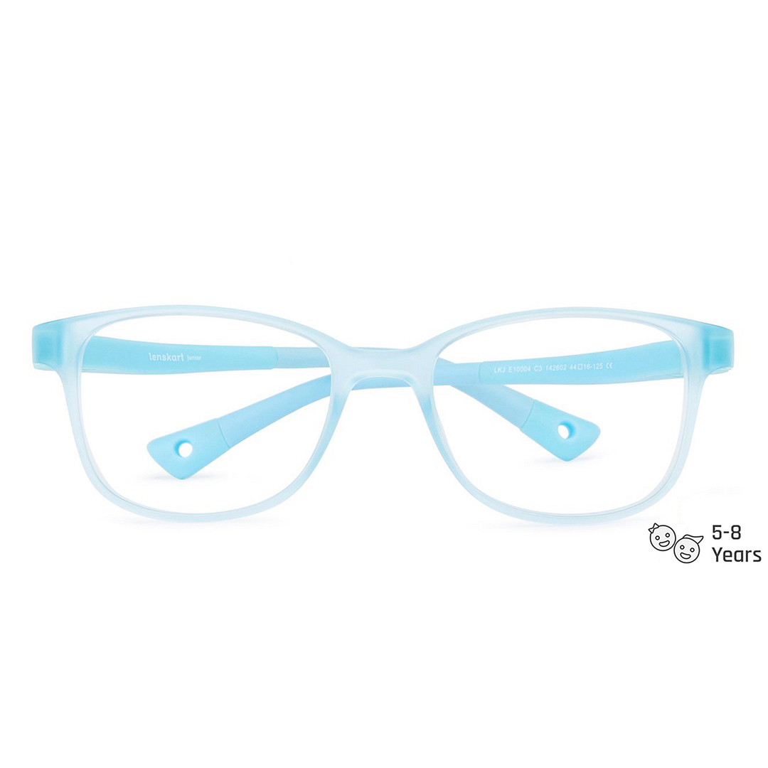 Hooper Online Blue Transparent Full Rim Rectangle left side