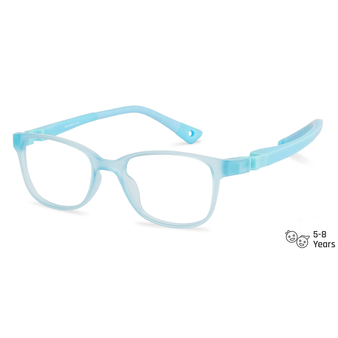 Hooper Online Blue Transparent Full Rim Rectangle right side
