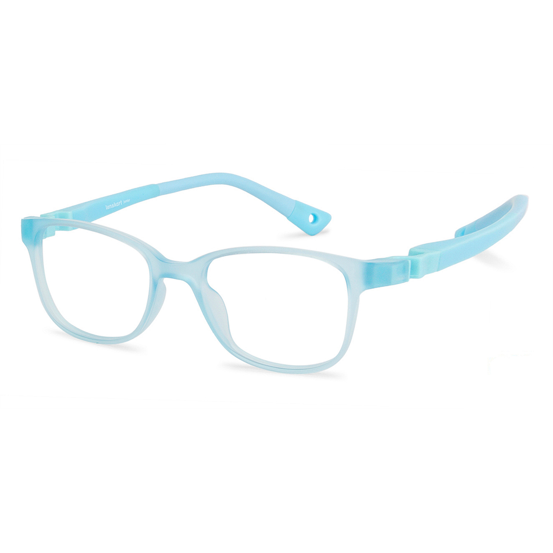 Hooper Online Blue Transparent Full Rim Rectangle right side