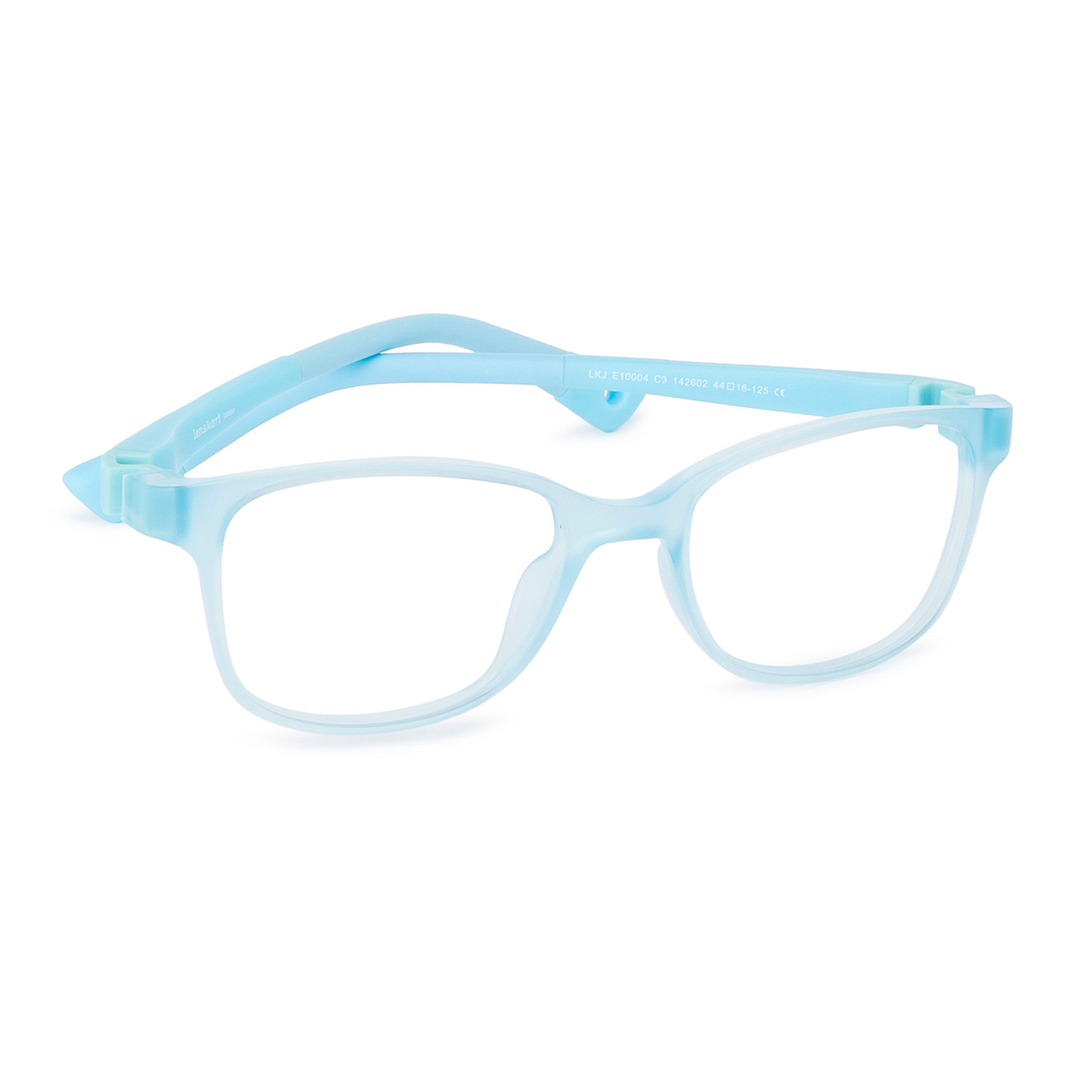 Hooper Online Blue Transparent Full Rim Rectangle left side