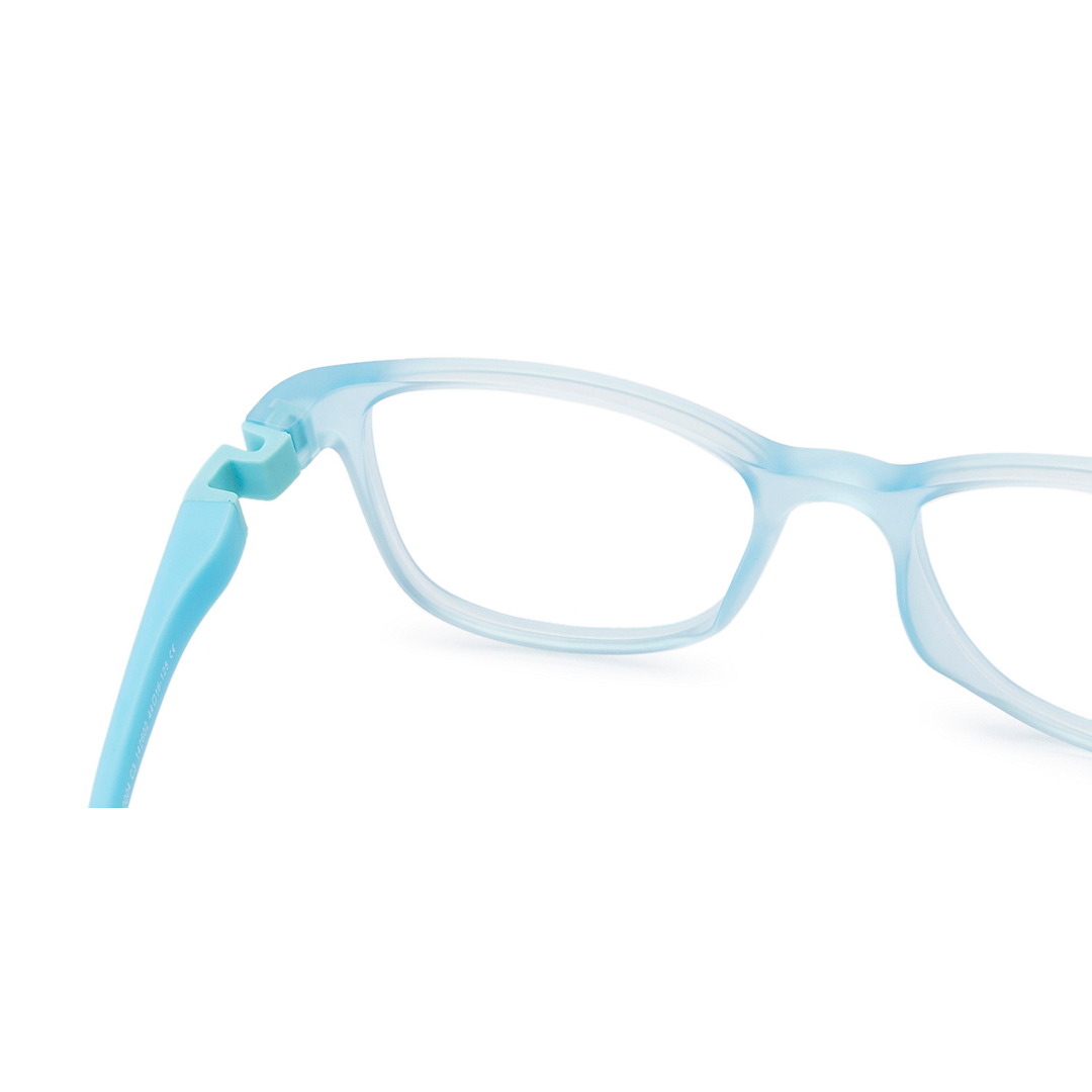 Hooper Online Blue Transparent Full Rim Rectangle left side