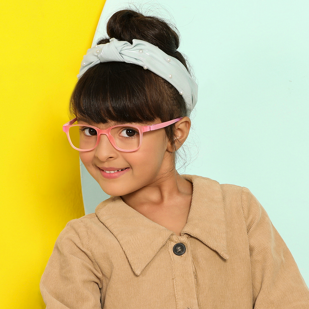 Hooper Online Pink Full Rim Rectangle right side