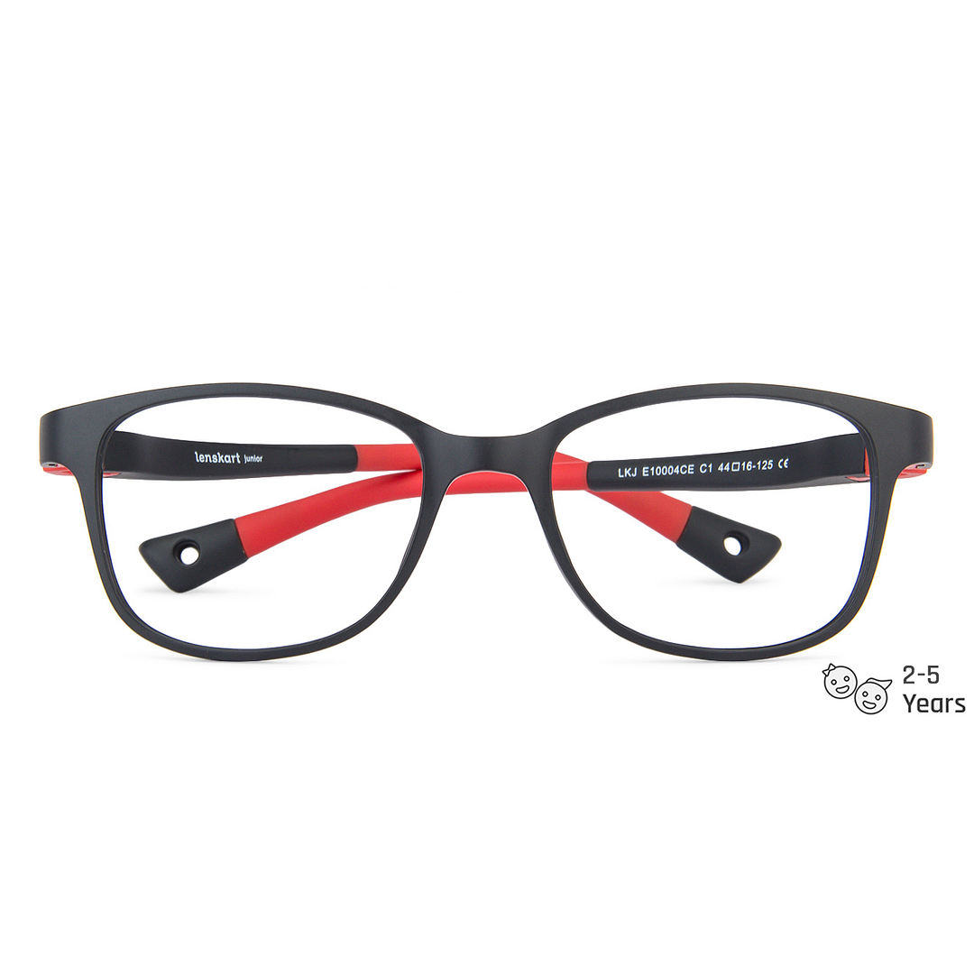 Hooper Online Black Full Rim Rectangle left side