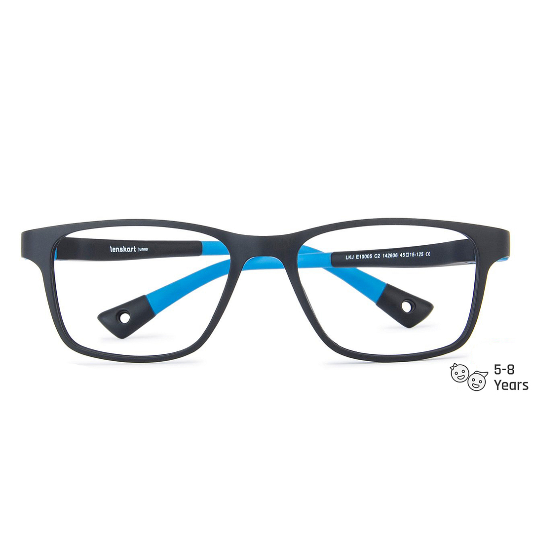 Hooper Online Black Full Rim Rectangle left side