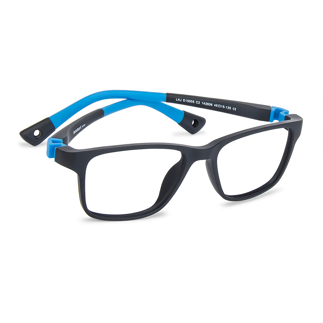 Hooper Online Black Full Rim Rectangle left side
