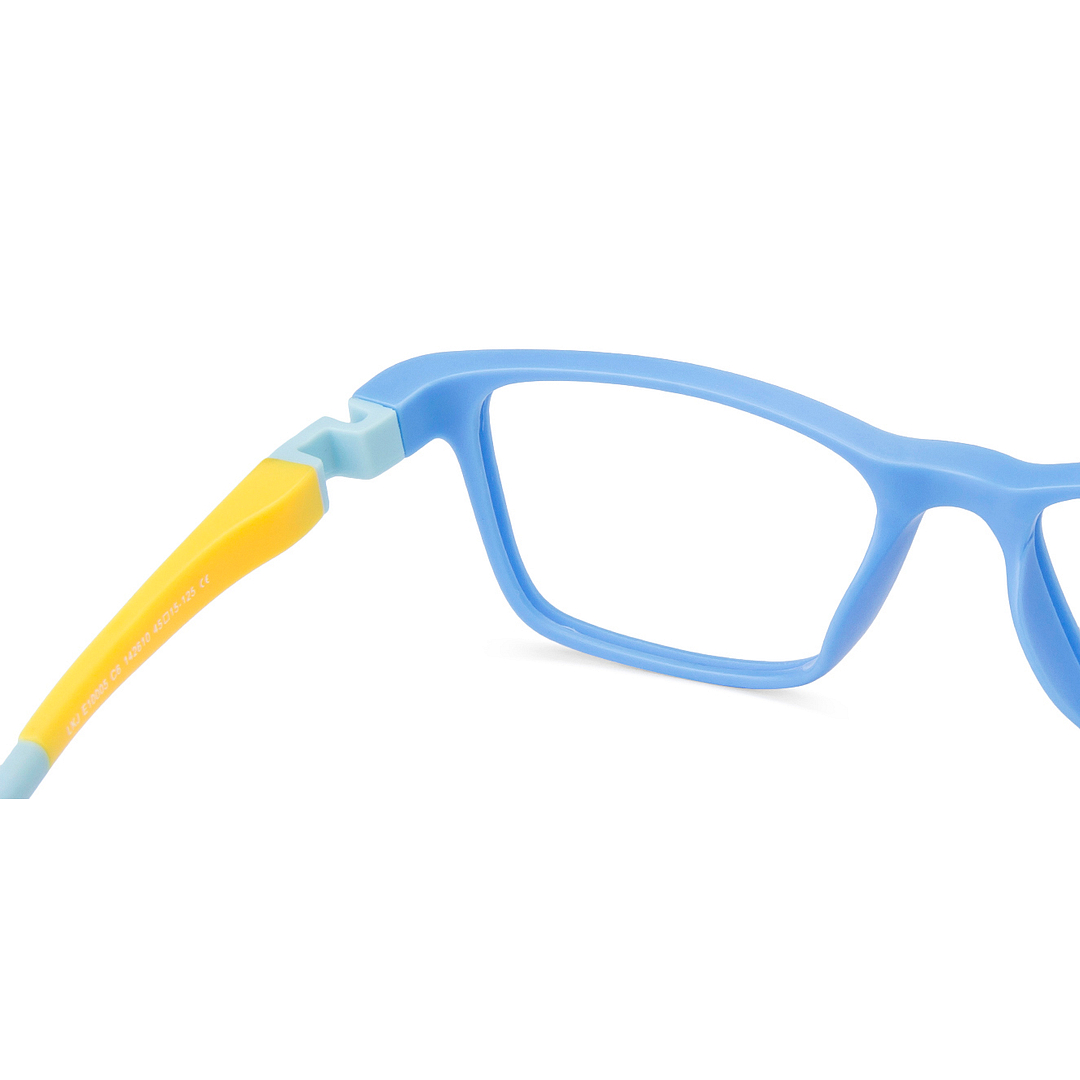 Hooper Online Sky Blue Full Rim Rectangle left side